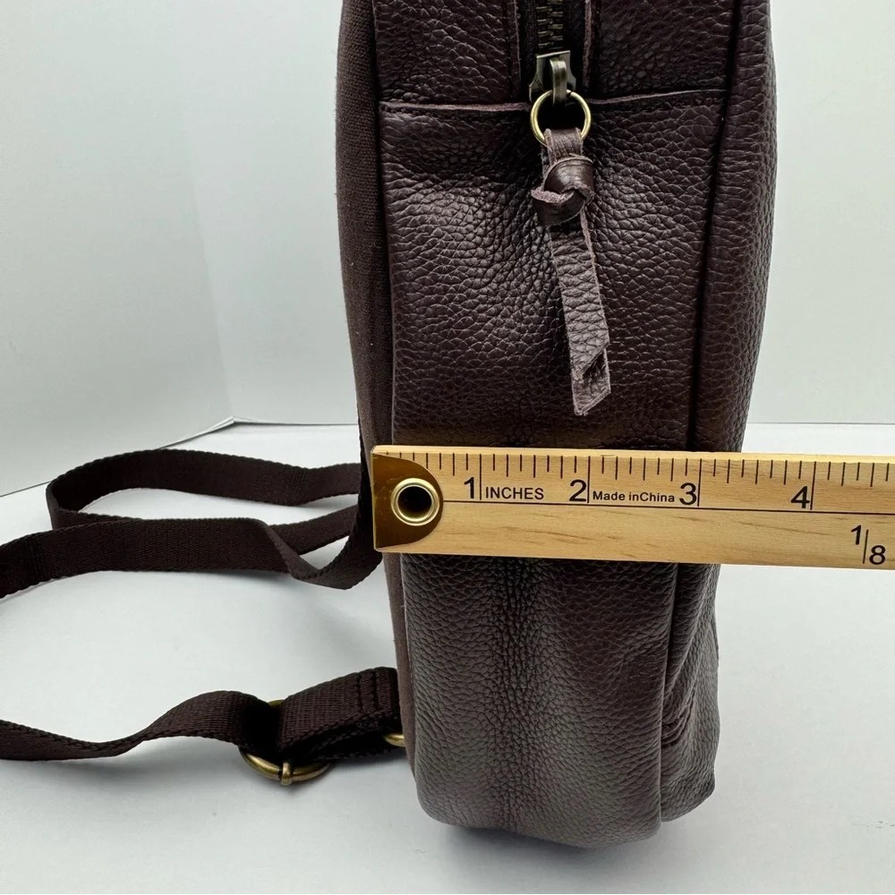 The Sak De Young Leather Backpack. Mahogany color. 100% Genuine leather.